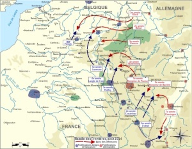 The Western Front - Battle of Frontiers