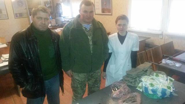 Володя Фоменко отвёз мединструменты в 81 ДШБ