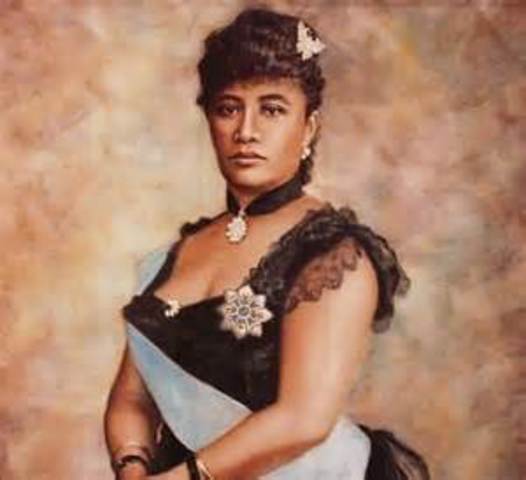 Queen Liliuokalani is Dethroned
