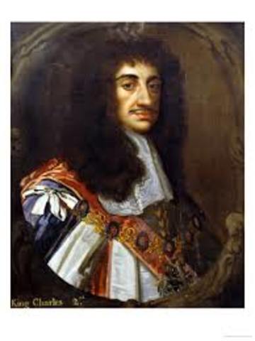 Major Event- Charles II restored monarchy in England