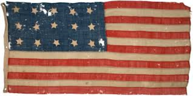 Major Armistead had hired Mary Pickersgill to sew a huge flag, 30 foot high and 42 feet wide.