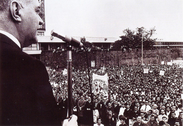 Inicio del Movimiento Estudiantil 1968