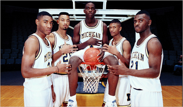 Five freshman started for Michigan creating the "Fab Five"