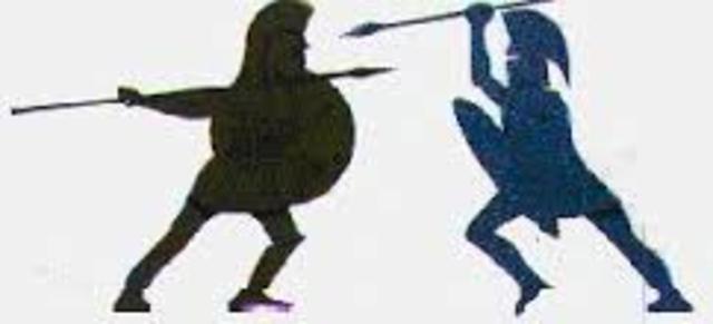 Galerio,Constantino,Licio,Maximino eta Majencioren guerra.