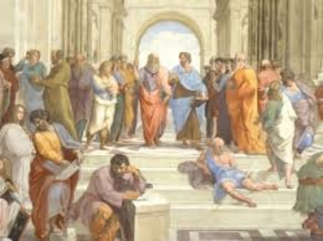 C. 380 BCE Plato opens an academy of learning in Athens