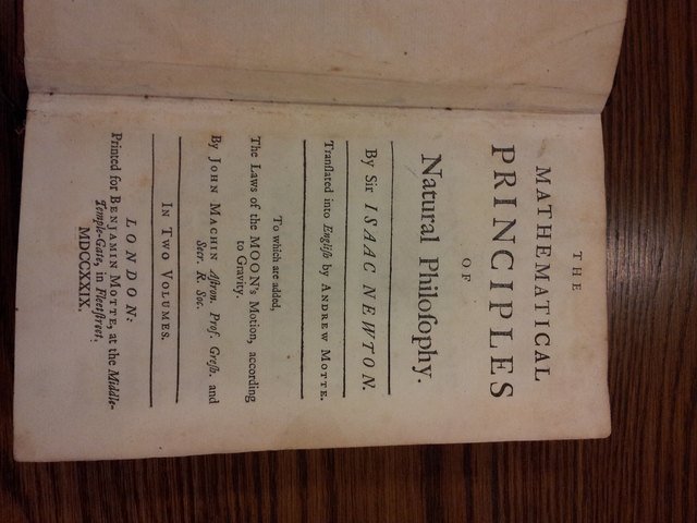 Isaac Newton published his laws of gravity in Mathematical Principles of Natural Philosophy