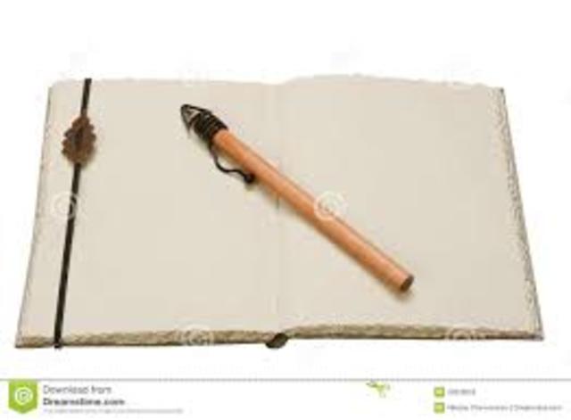 el lapiz. la tiza, el cuaderno