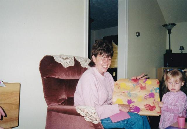 Brought my art work home for Nana