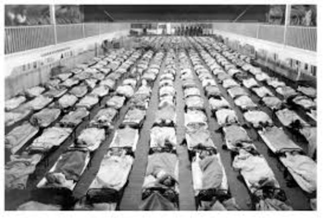 First case of Spanish flu