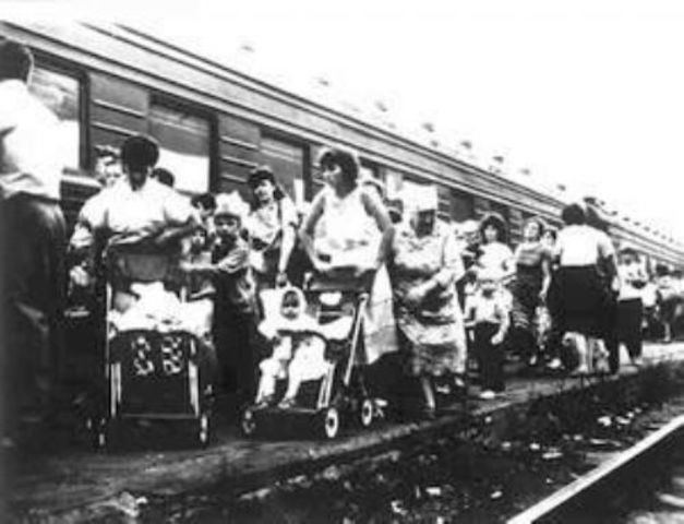 Эвакуация в город Ирбит