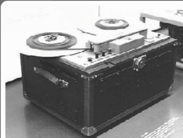 Le magnétophone à bandes