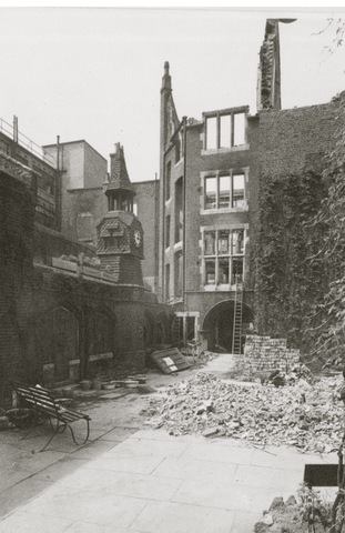 Toynbee Hall during the Blitz
