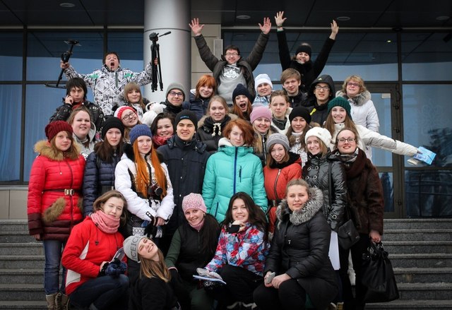 организаторы форума начинающих журналистов «Во весь голос -2014» (г. Чайковский)