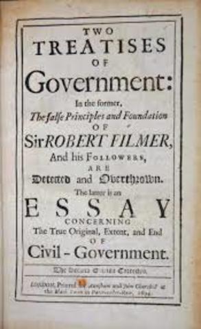 John Locke justifies rebellion in Two Treatises on Government