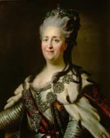 Catherine the Great puts down the serf Rebellion
