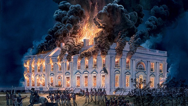 British burn the White House