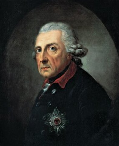 Frederick the Great begins his reign in Prussia