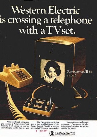 Picturephone using a television