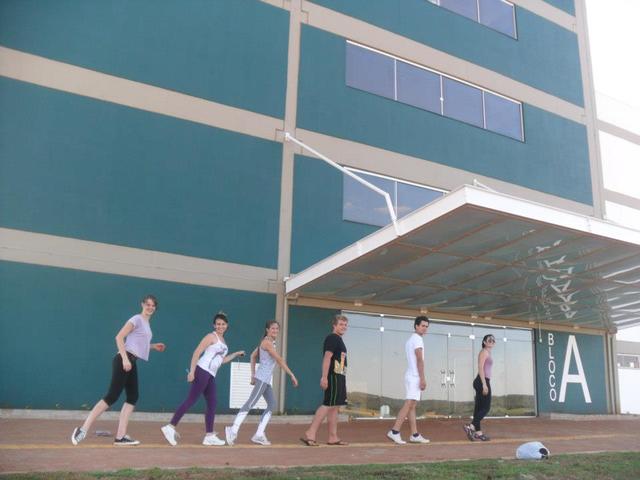 Bloco A em construção