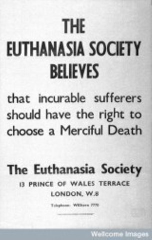Voluntary Euthanasia Legislation Society Founded