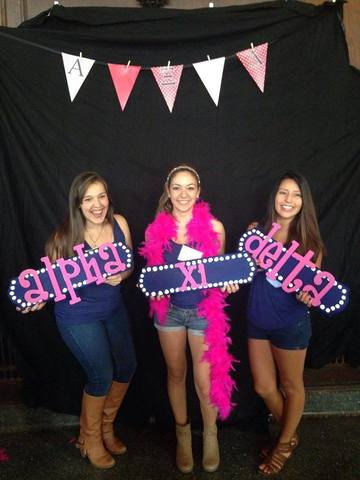 Maria joins Alpha Xi Delta