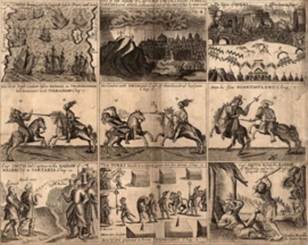 He was wounded in battle and taken prisoner.