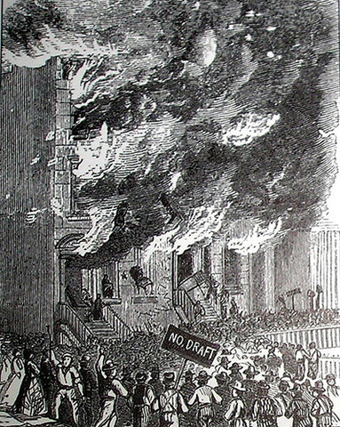Burning of Colored Orphan Asylum