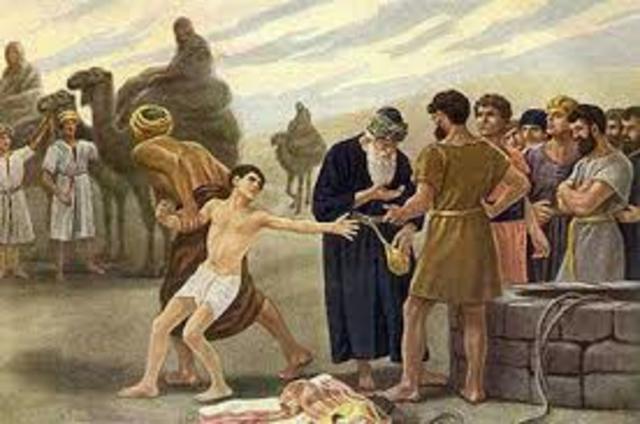 Joseph is sold into slavery