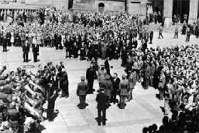 Nazis take Czechoslovakia