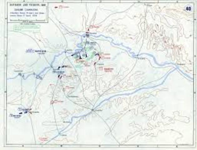 Germans finally made their expected strike toward France