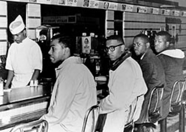 segregated lunch counter sit-in