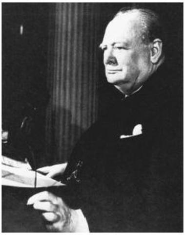 Winston Churchill Delivers his "Iron Curtain" Speech