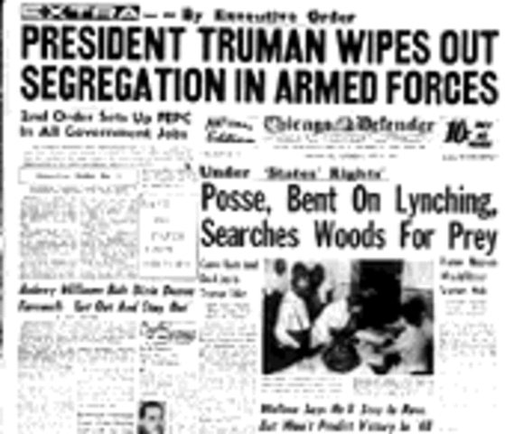 Harry Truman Signs Executive Order