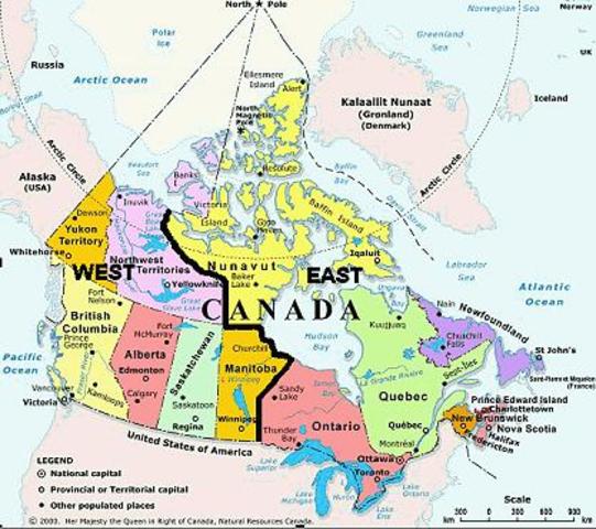 Britain Creates Canada East And Canada West