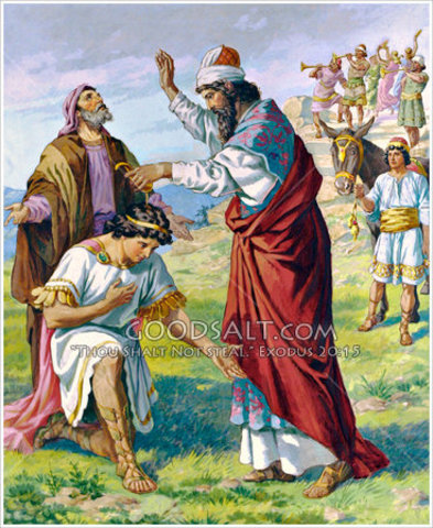 King David is anointed