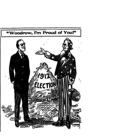 Poltical Cartoon Woodrow wilson