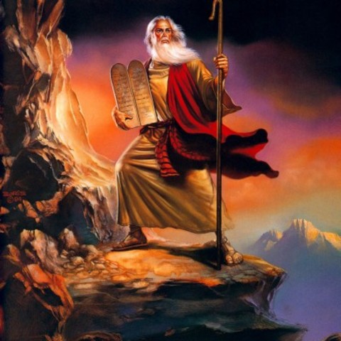 Moses leads Israelites out of Egypt