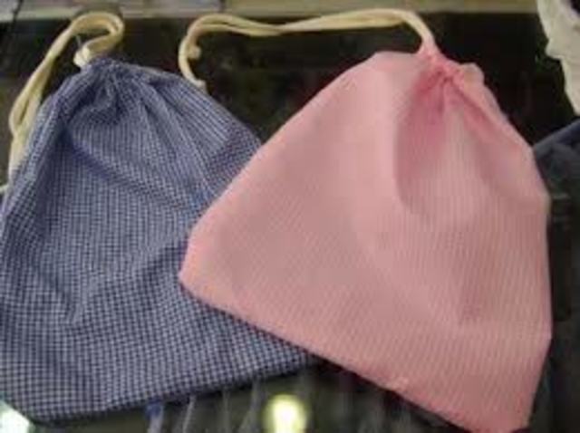 Mi pasó por el jardín.