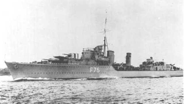 HMS Eskimo (L75) is commissioned into service with Commander St. J. A. Micklethwait in command