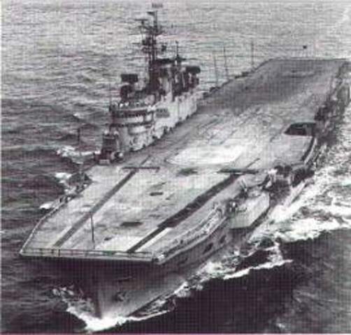 HMS Ark Royal is commissioned into service
