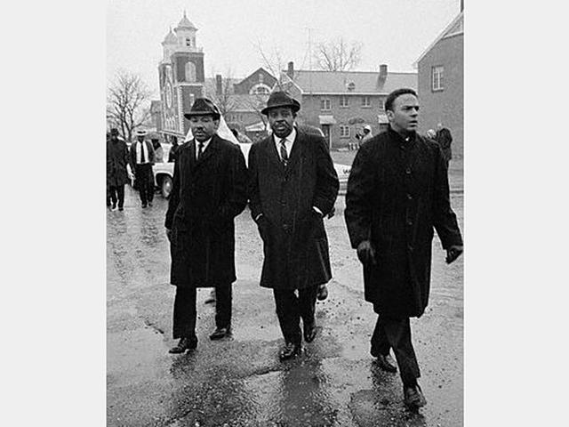 Andrew Young With Dr. King in Selma