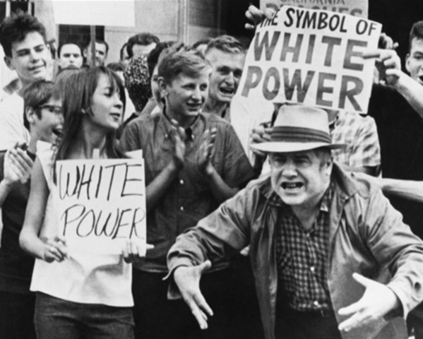 Encountered white protesters on first freedom ride