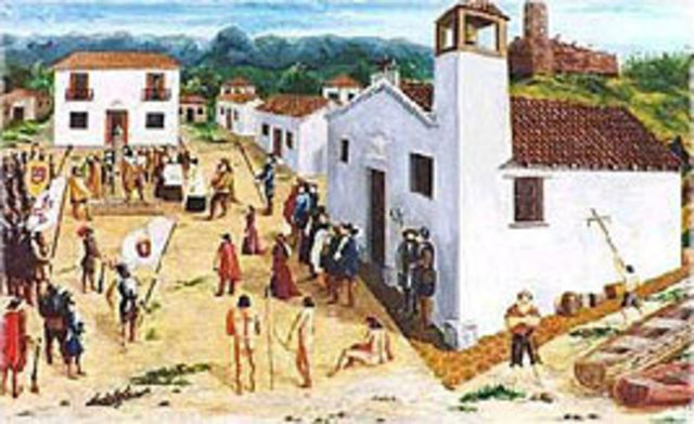 O primeiro núcleo de povoação