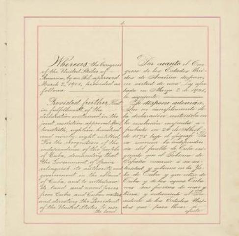 Platt Amendment Passed