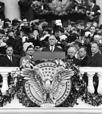FDR Inaugurated