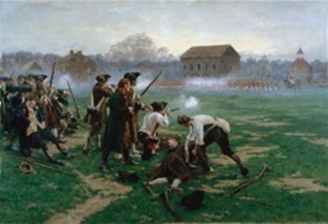 american revolution "shot heard around the world"
