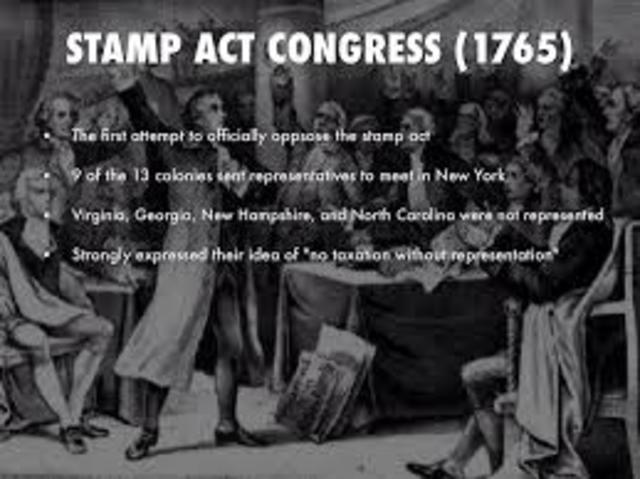 stamp act congress convenes