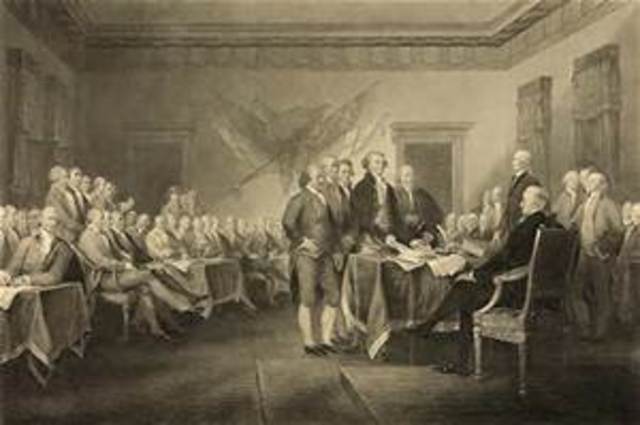 signing of the declaration of independence