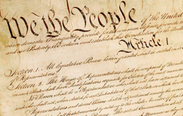 U.S. Constitution signed
