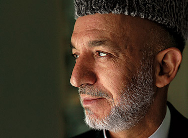Hamid Karzai becomes the first elected Afghan president